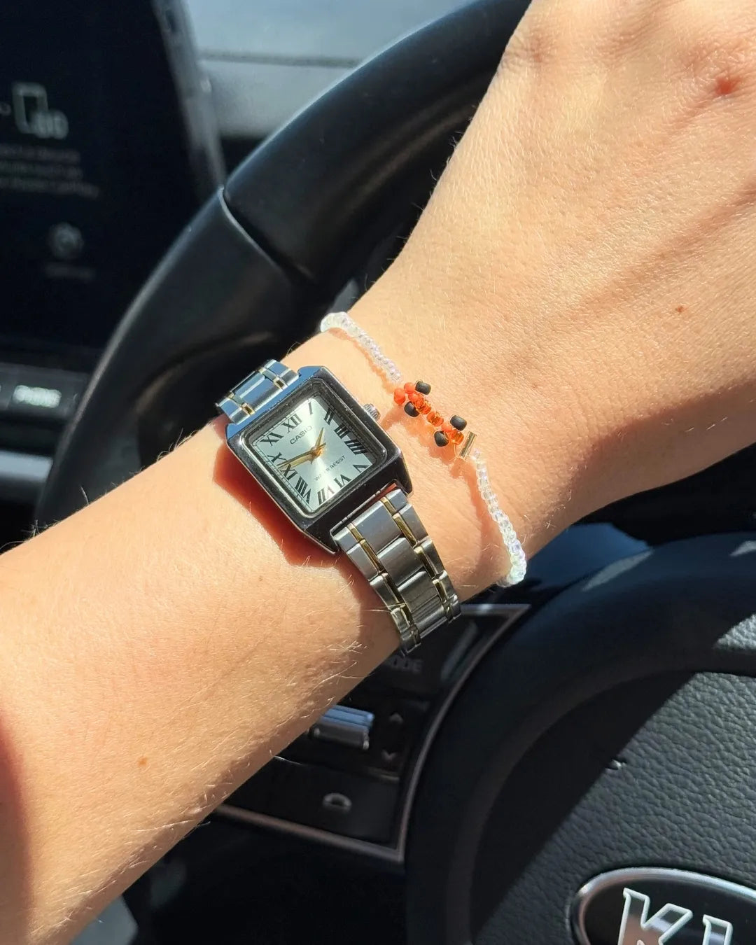 orange | mclaren-inspired race car bracelet