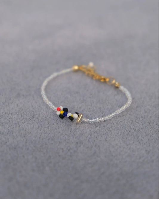white 'on-track' livery | VCARB-inspired race car bracelet