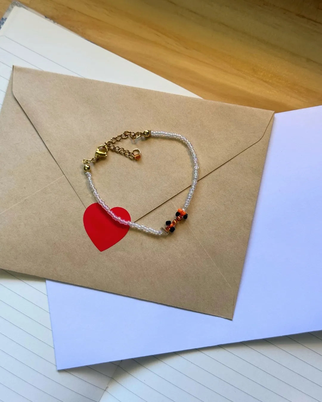 orange | mclaren-inspired race car bracelet