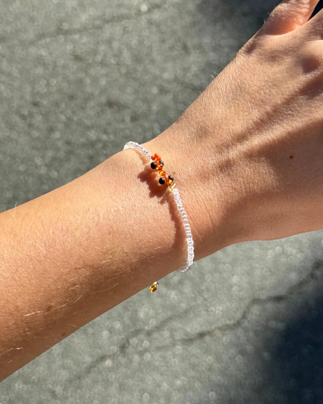 orange | mclaren-inspired race car bracelet