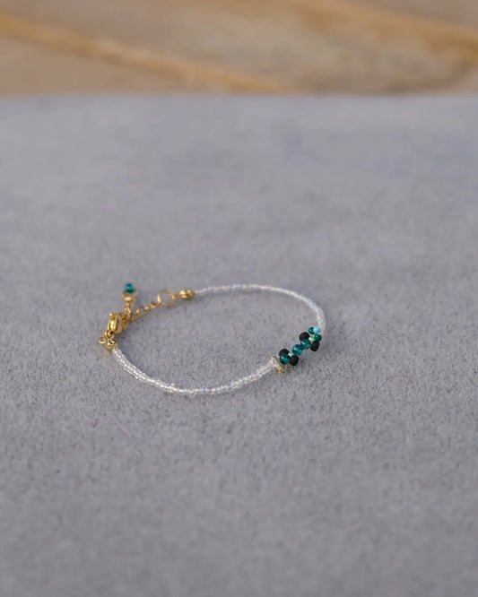 green on-track livery | aston martin-inspired race car bracelet