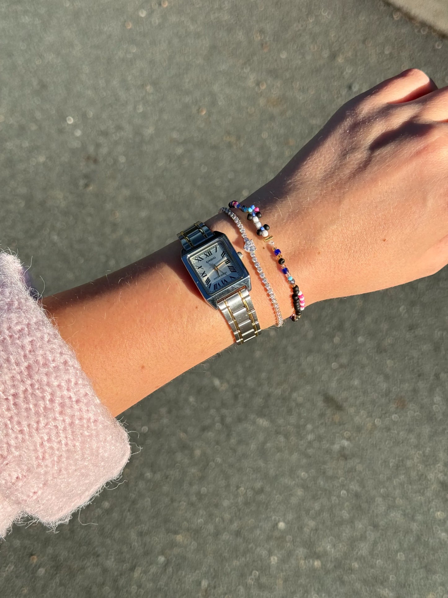 purple + pink + blue academy bracelet | f1 academy-inspired race car bracelet