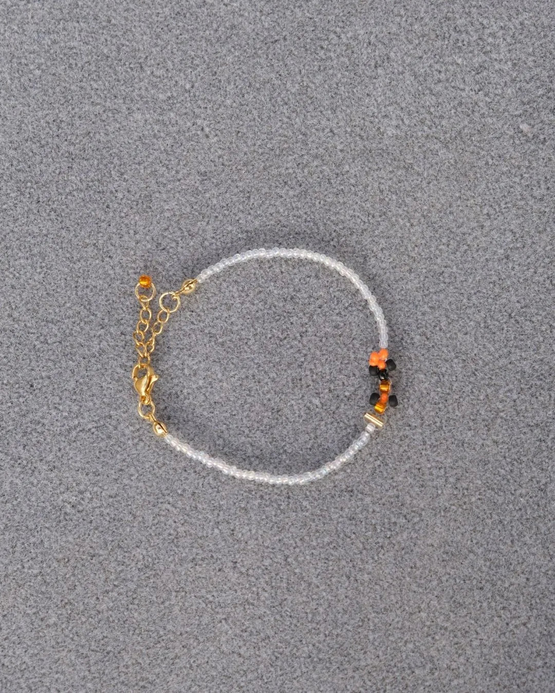 orange 'on-track' livery | mclaren-inspired race car bracelet