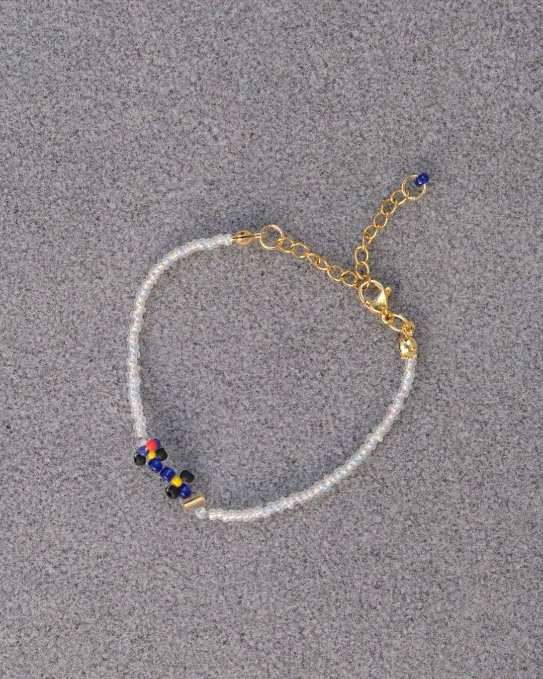 dark blue 'on-track' livery | red bull-inspired race car bracelet