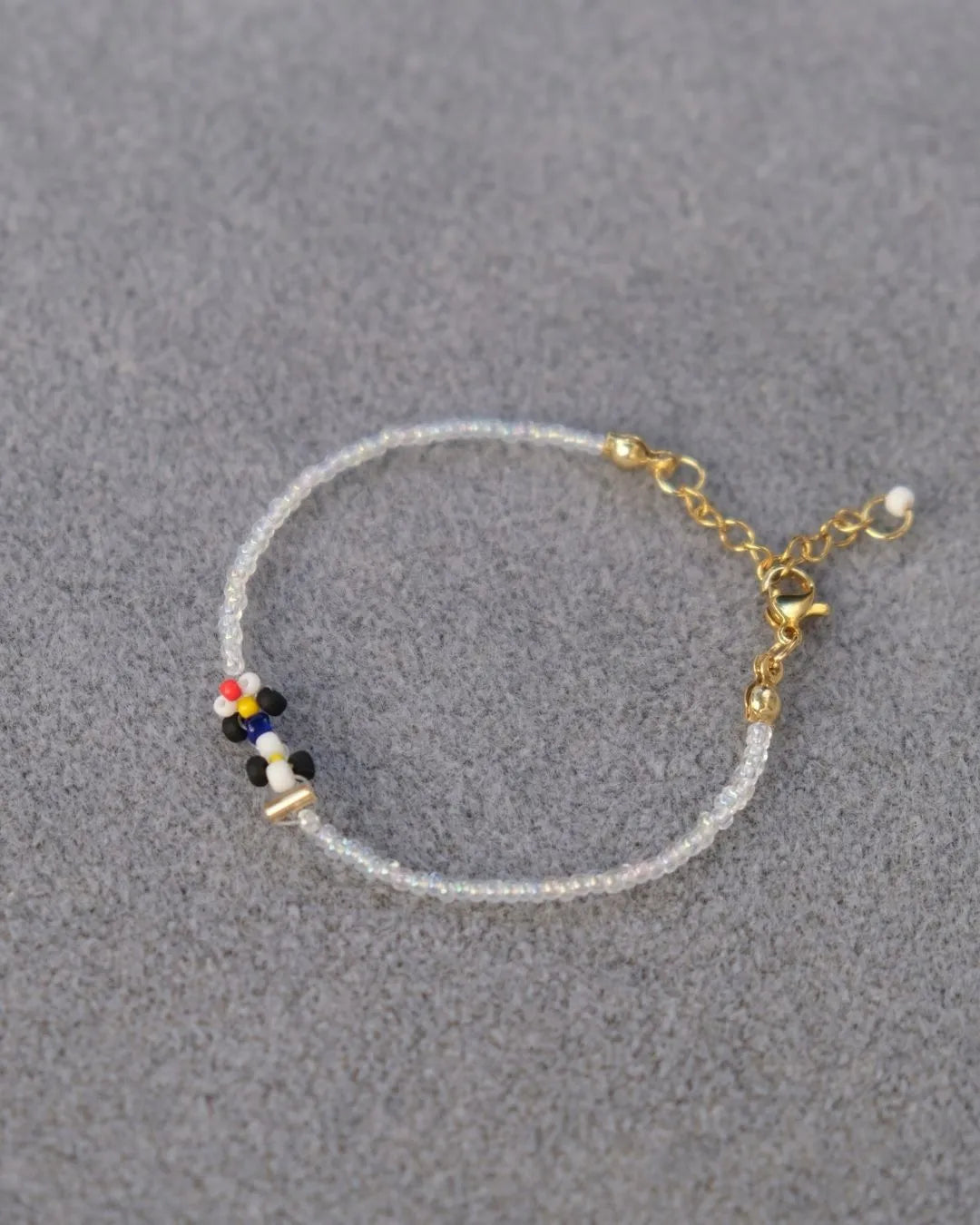 white 'on-track' livery | VCARB-inspired race car bracelet