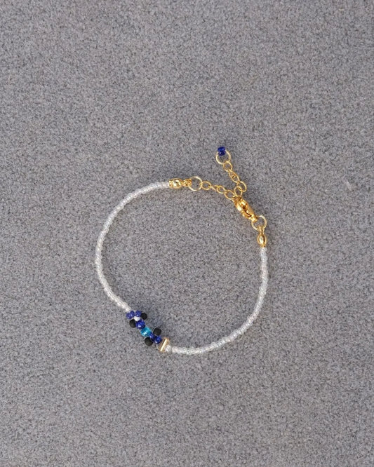 blue on-track livery | williams-inspired race car bracelet