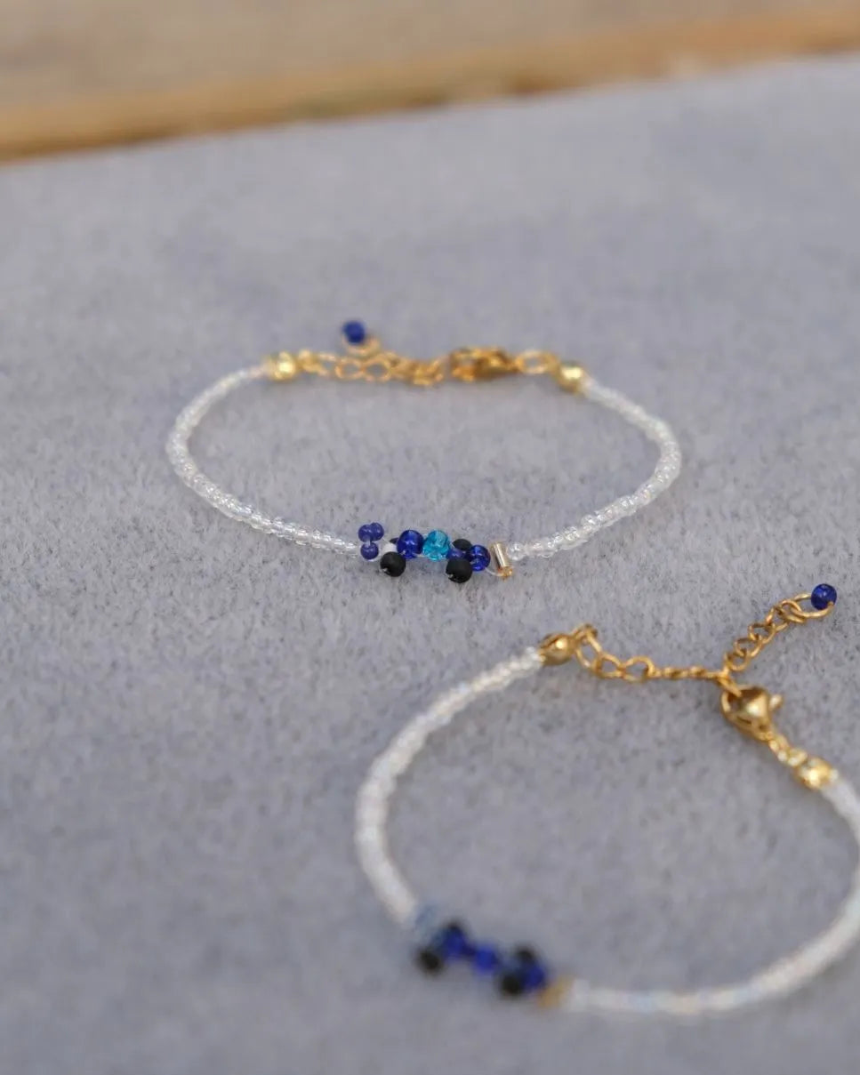 blue on-track livery | williams-inspired race car bracelet