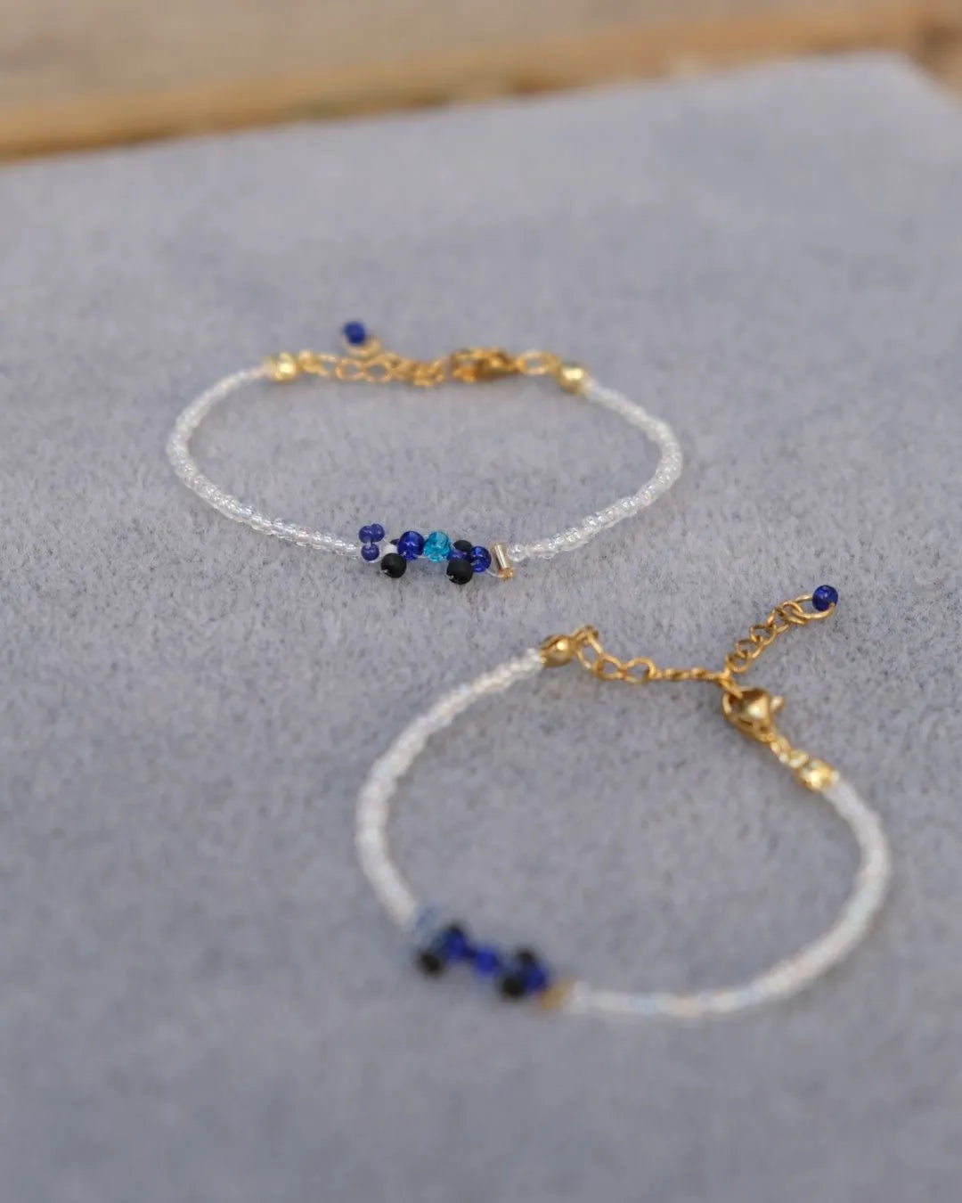 blue 'on-track' livery | williams-inspired race car bracelet